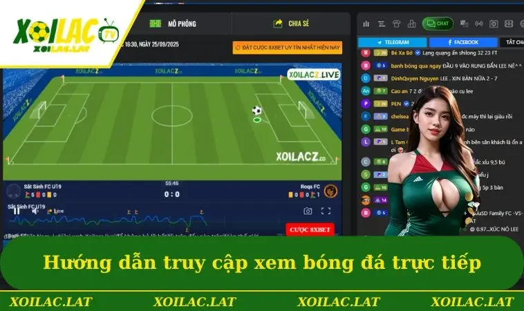 Hướng dẫn truy cập XOILACTV xem bóng đá trực tiếp